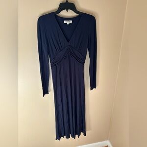 Boden Navy Midi Dress